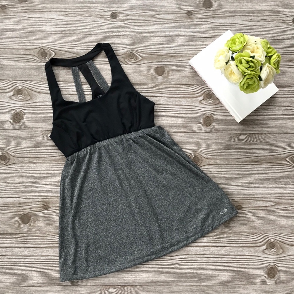 C9 Black & Gray Racerback Workout Tank Top